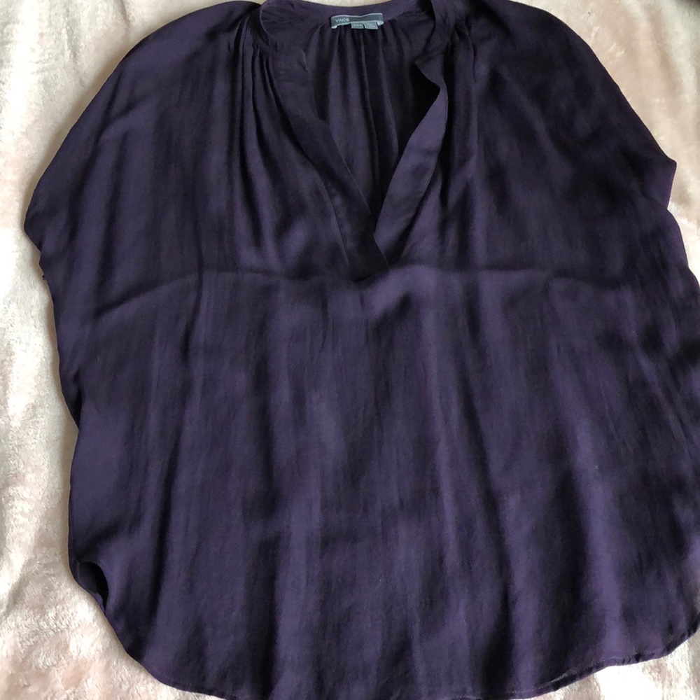 100% silk blouse